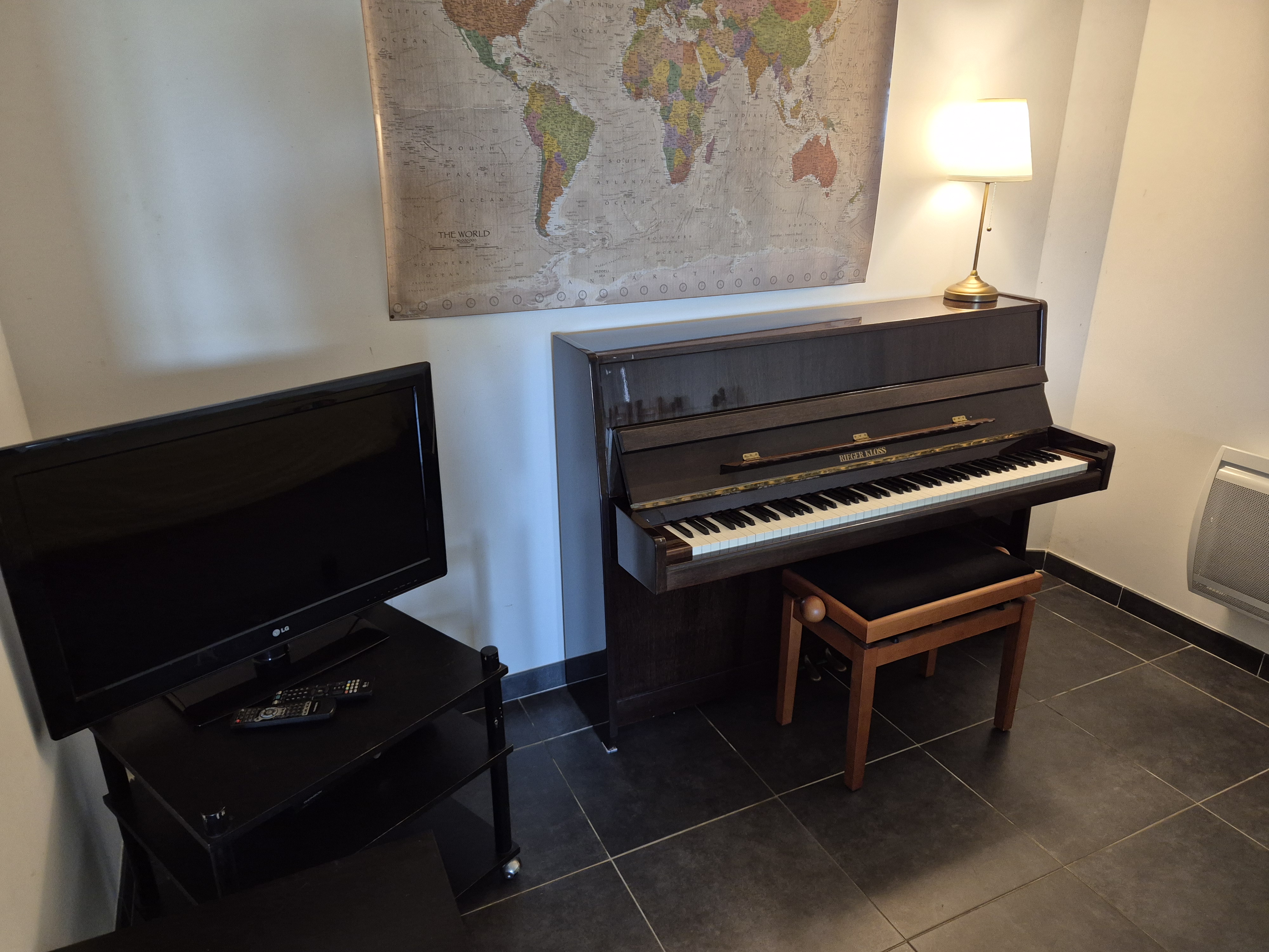 Piano du salon